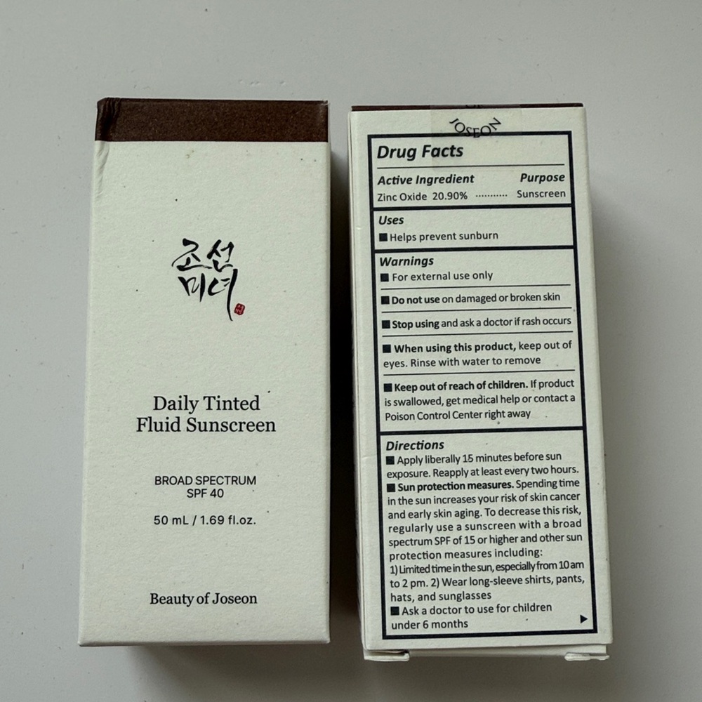 Beauty of Joseon Daily Tinted Fluid Sunscreen - DN 310 New